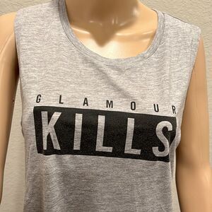 Glamour kills grey top